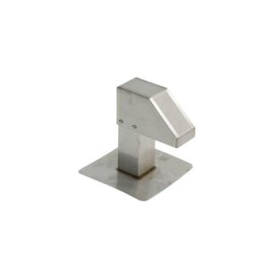 RVS DAKDOORVOER 80X80MM - 1 UITGANG