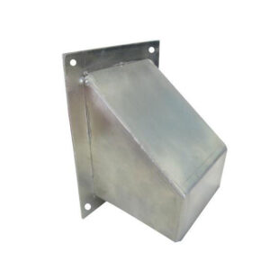 ALUMINIUM WANDDOORGANG 100X100MM
