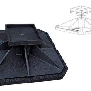 PLATFORM SET 305X305MM - 4 ZIJDEN