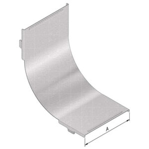 KABELBAAN DEKSEL STIJGBOCHT 200MM