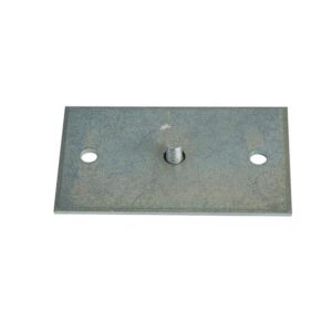 RECHTHOEKIGE BASIS MET DRAADSTANG M8