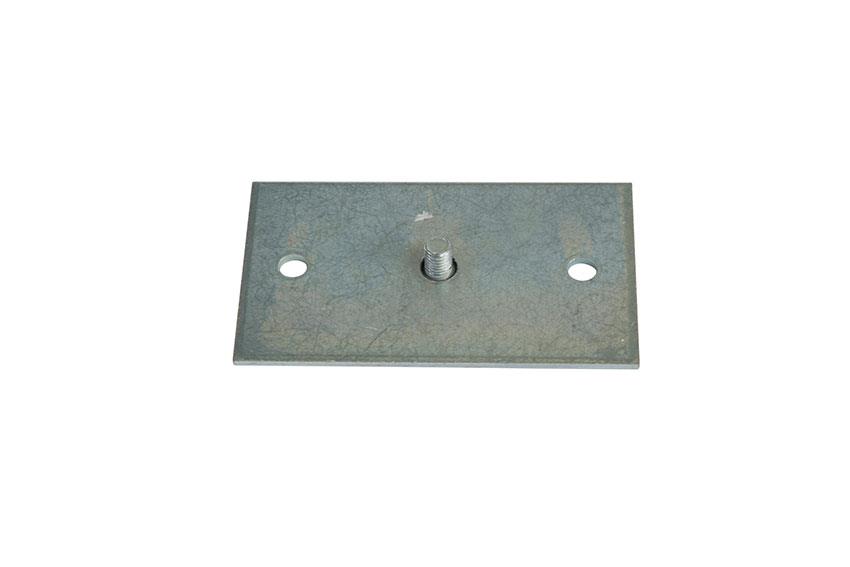 RECHTHOEKIGE BASIS MET DRAADSTANG M8